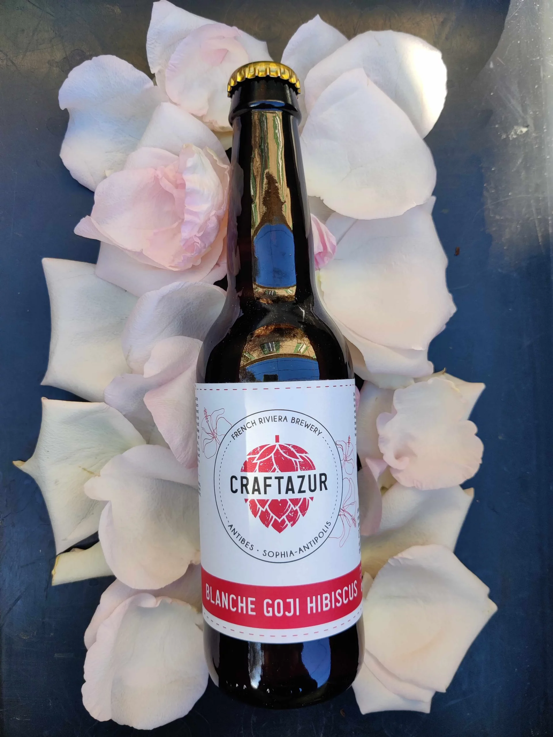 Bière Artisanale Blanche Baies de Goji et Fleurs d'Hibiscus – CRAFTAZUR